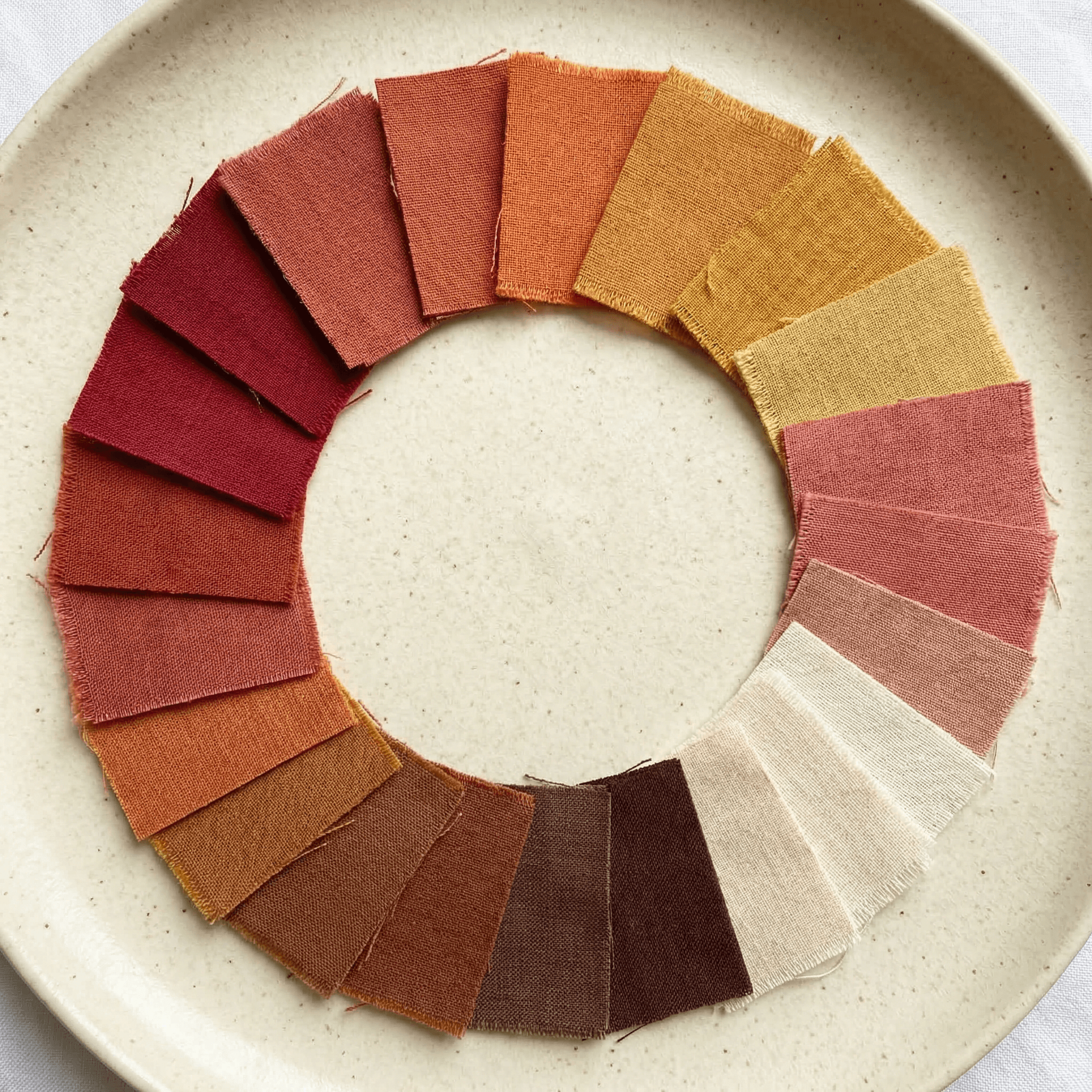 Color analysis fabric swatches